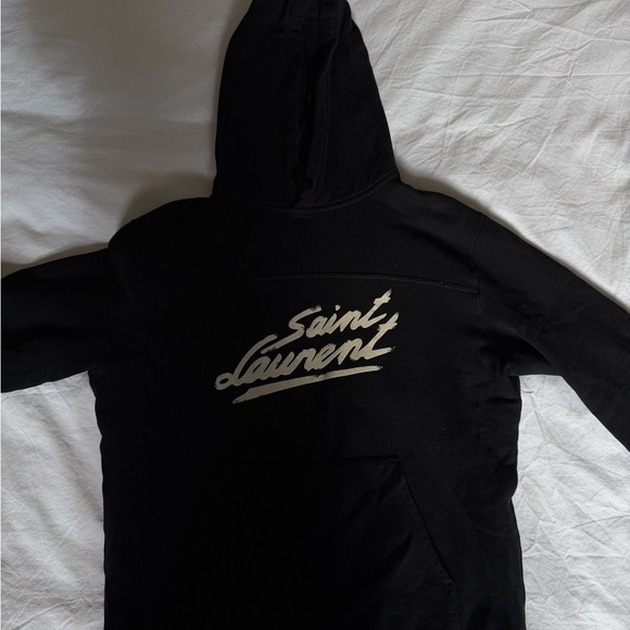 Saint Laurent 50s Signature Logo Hoodie - Picture 2 of 3